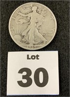 1939 S" Walking Liberty Half Dollar