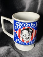1960s "Bobby For President" Pedestal Mug