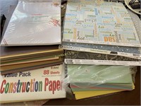 Lot of Construction Paper and Design Paper