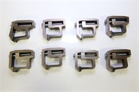 Alum. Truck Cap Mounting Clamps