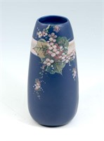 WELLER HUDSON BLUE POTTERY LILAC VASE