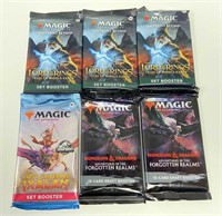 (6) X MAGIC THE GATHERING CARD PACKS