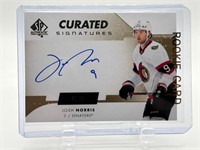 Josh Norris /99 Autographed Hockey Card