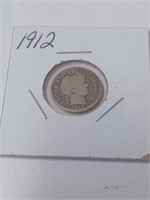 1912 Barber Dime