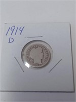 1914 Barber Dime