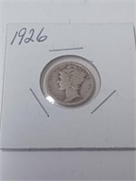 1926 Mercury Dime