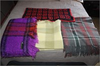 (3) Nice Blankets and an Afgan