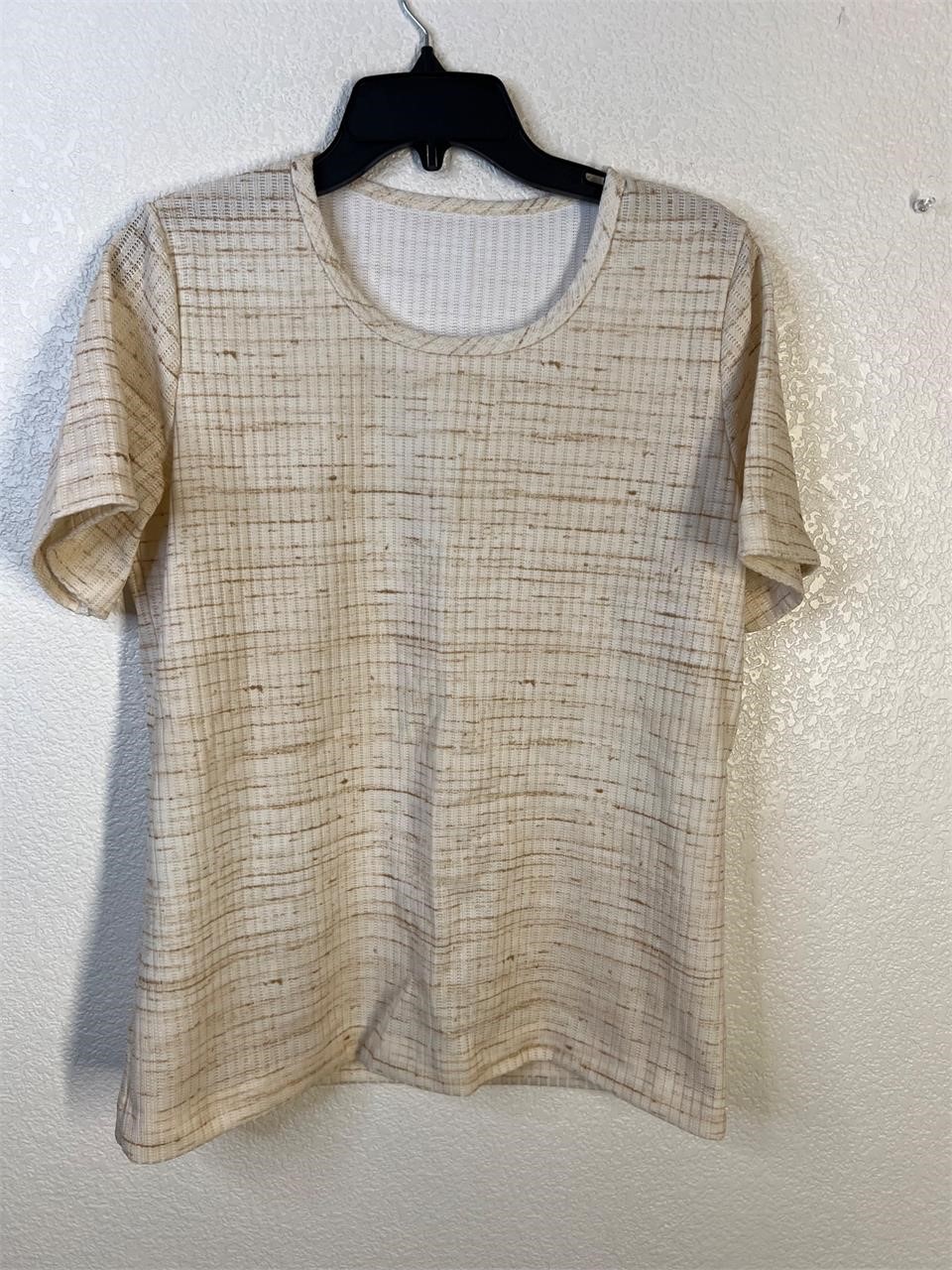 Vintage Textured Tan Shirt