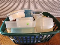 Basket of Bowls and Lids