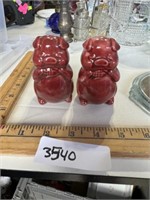 Mcm pig salt and pepper shakers