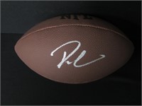 RUSSELL WILSON SIGNED FOOTBALL AEU COA