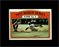 1972 Topps #225 World Series VG to VG-EX+
