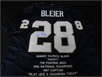 ROCKY BLEIER SIGNED NOTRE DAME CAREER JERSEY