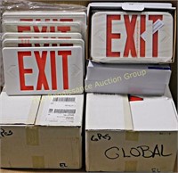 15 EconoLife LED Exit Signs Plus Parts