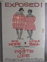 1961 Movie Poster / The Facts of Life
