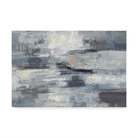 Trademark Fine Art Clear Water Indigo and Gray by