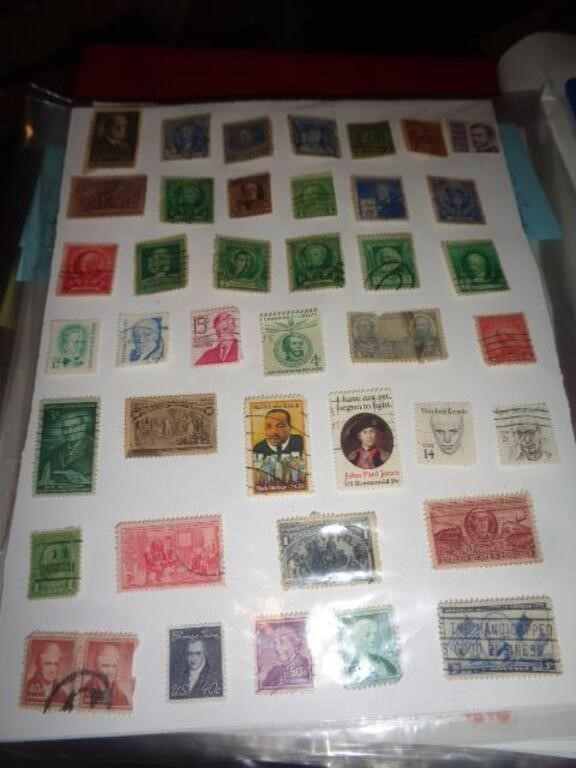 US HISTORIC FIGURE STAMPS