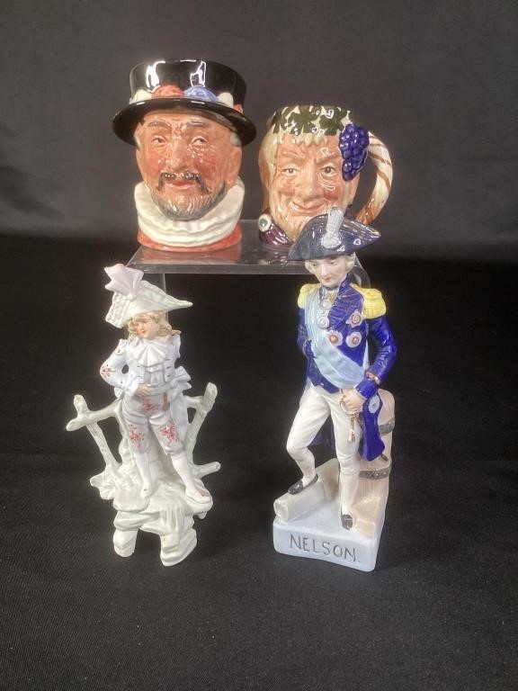 Royal Doulton Toby Mugs & English Figures