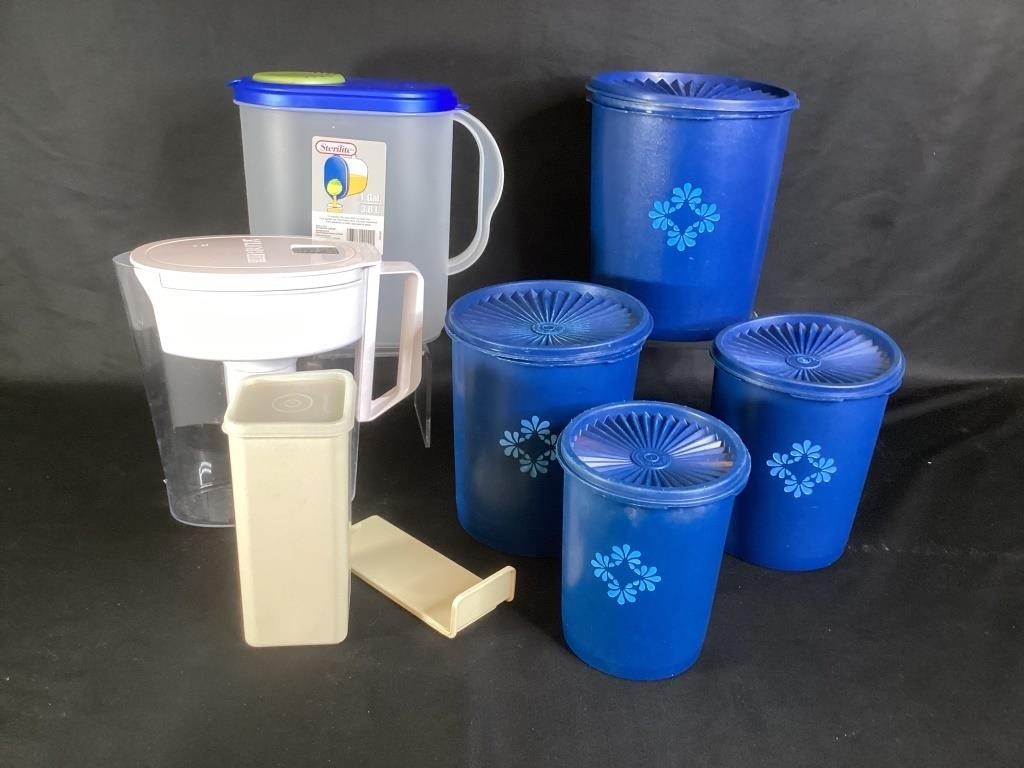 Tupperware Canister Set,Sterlite & More