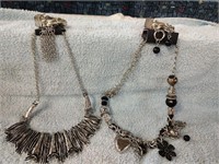 Lot of 2 Necklace and Earring Sets New