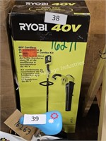 ryobi 40V trimmer/blower new (battery/charger)