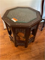 Octagon Wooden Accent Table