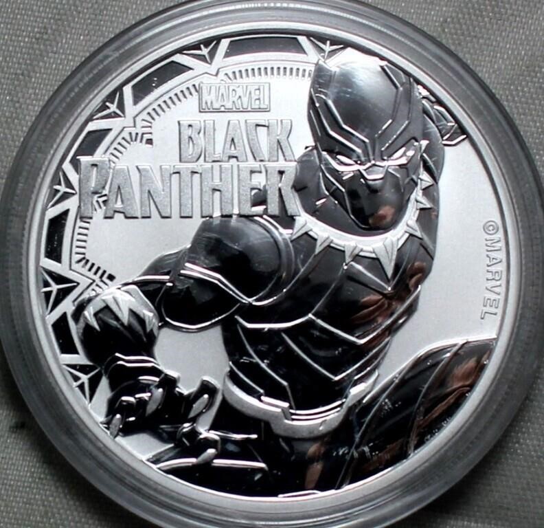 Tuvalu $1 Silver Bullion 2018 Black Panther