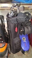 Set of golf clubs & bag