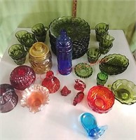 colored glassware