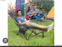 Camping Lounge Chair With Detachable Footrest