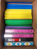 NEW Box Lot of Miscellaneous Folders & Binders