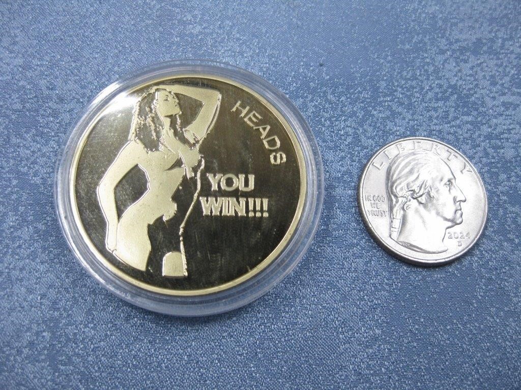 Novelty Heads Or Tails Coin