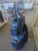 Set of Wilson Golf Clubs & Cobra Golf Bag &