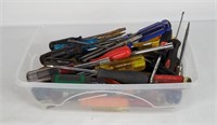 Assorted Screwdrivers & Socket Drivers