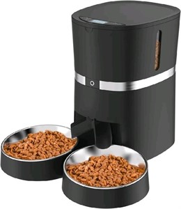 WellToBe Pet Feeder Food Dispenser for Cat & Small