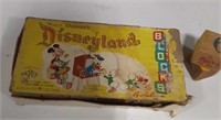 Early Disneyland wood blocks