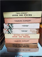 8 Vtg. Puzzles See Pic