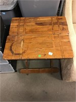 Folding Wood Occasional Table