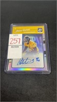 2016 Panini Optic Artie Burns Autographed Card