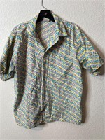 Vintage Generation One Abstract Button Up Shirt