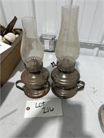2-Antique Alladin Lamps