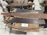 Lot of 3 Crosscut Saws & 1 Hay Saw