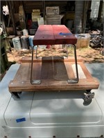 Vintage Rolling Work Bench