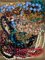 Assorted costume jewelry