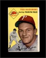 1954 Topps #78 Ted Kazanski VG to VG-EX+