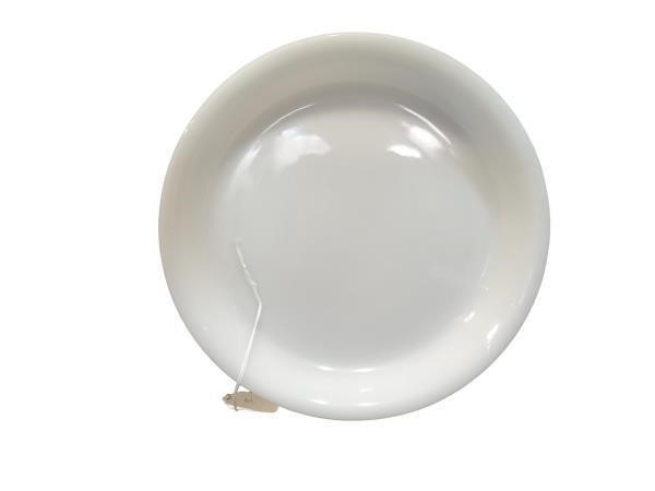Elegant Porcelain Ceramic White Plate - Round Dish