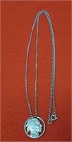 24in.1936 Buffalo Nickel Necklace