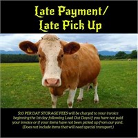 Late Payment/ Late Pick Up Information