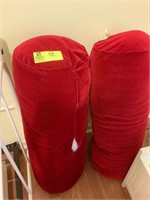 2 side pillows "one with damage"