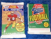 1990 FLeer Premier Edition Football + Score Packs